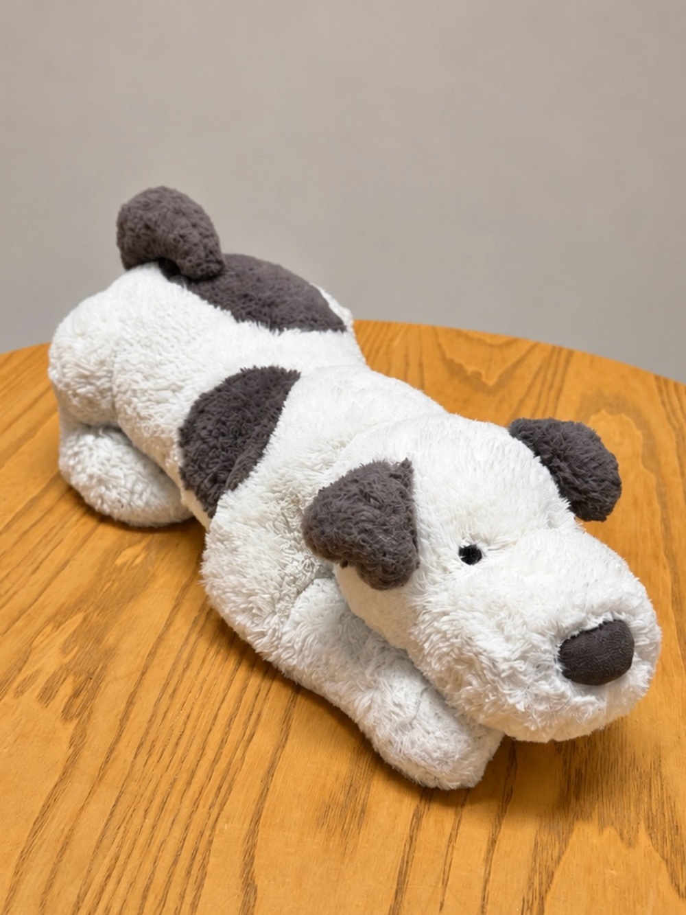 ‼️RARE RETIRED JELLYCAT‼️ 24” GIANT Dashing Dog White with Gray Spots EUC! 🐶